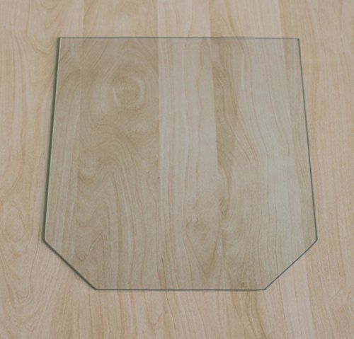 Sechseck 100x120cm - Funkenschutzplatte Kaminbodenplatte Glasplatte f.Ofen Ofenunterlage Kaminofen (Sechseck 100x120cm ohne Silikon-Dichtung)
