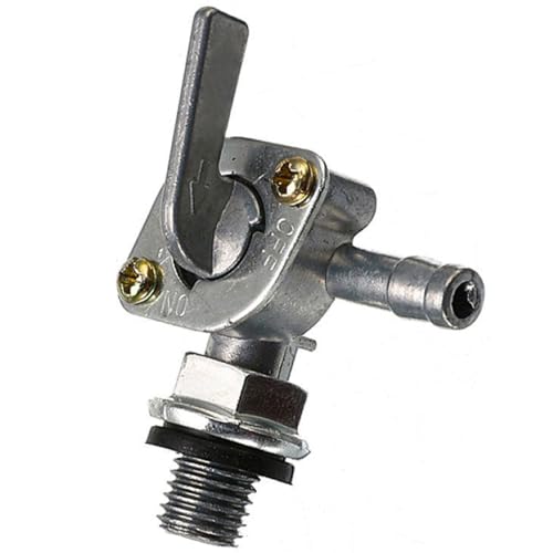 Robinet à Essence Universel - Pour Moto, Scooter, Quad, Dirt Bike & Groupes Électrogènes - Commutateur de Réservoir de Carburant en Laiton