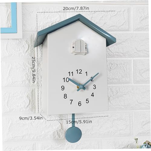Reloj de cuco lindo pajaro automatico y diseño minimalista para colgar 6