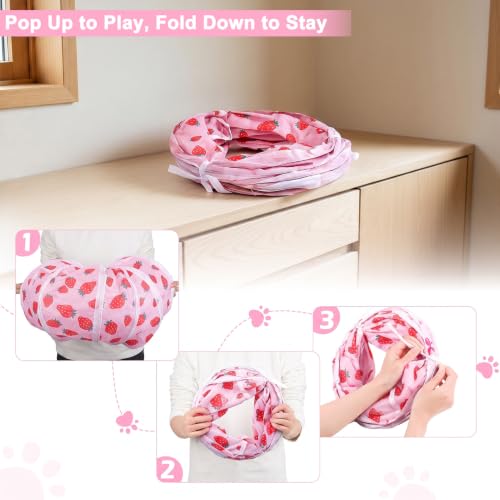 Image of Glittme S-Shape Cat Tunnel, Foldable Cat Tunnels for Indoor Cats