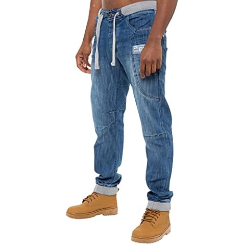 ENZO High Fashion Ribbed Cuffed Joggers Cover