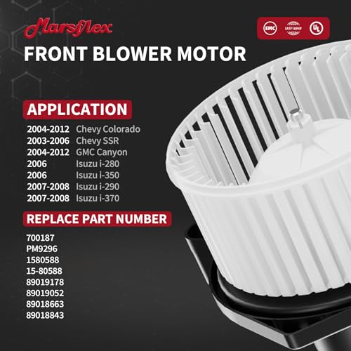 Moteur de soufflerie avant 700187 Marsflex pour ventilation habitacle