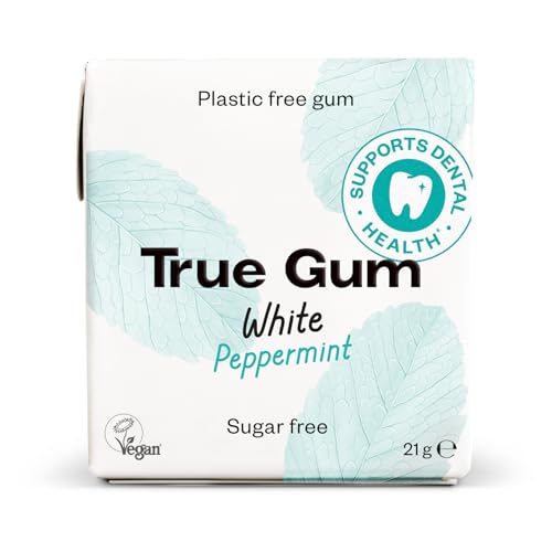 True Gum Plastic-Free Chewing Gum - Mint Flavor - Sugar-Free
