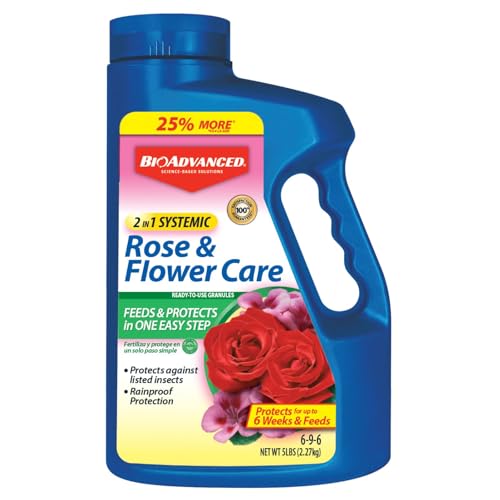BioAdvanced 2-In-1 Systemic Rose and Flower Care, Granules, 5 lb
