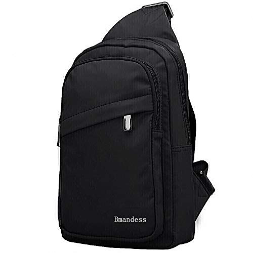 Bmandess ショルダーバッグ メンズ 斜めがけ 軽量 ボディバッグ バッグ ワンショルダーバッグ 人気 YKK製ファスナー iPadmini収納 左右肩掛け対応