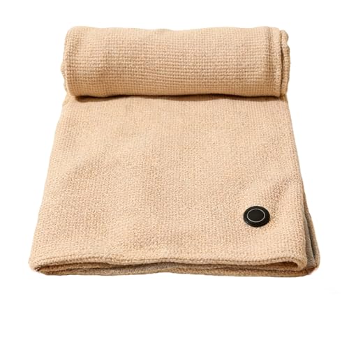 Chal térmico – 150 x 80 cm, chal eléctrico con 3 niveles de calor, manta de apagado automático de 4 horas, para mujer, coche, camping, senderismo, viajes, cama, hogar, interior y exterior, invierno