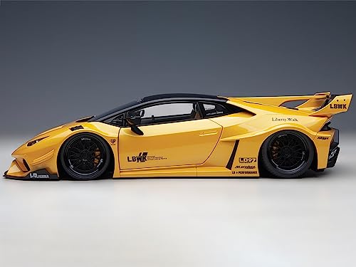Lambo Huracan GT LB-Silhouette Works metálico amarillo 1:18 miniatura 4