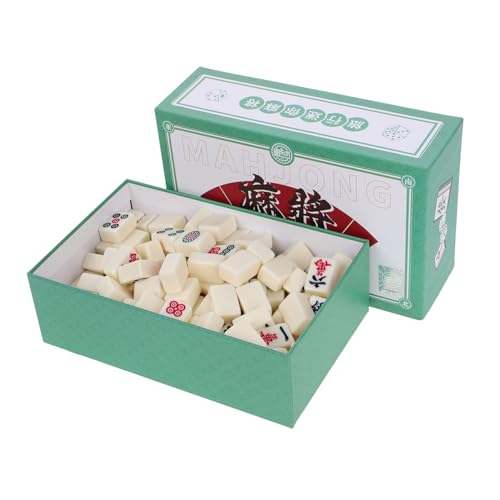 Kit de mahjong portable SUPVOX avec mini tuiles compactes pour le voyage