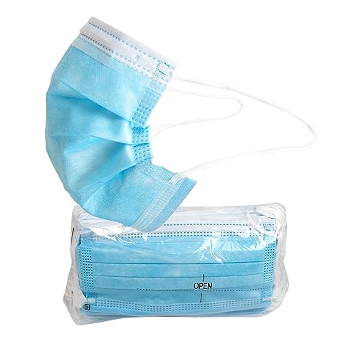Pac-Dent MASKT-06-A iMask Premium ASTM Level 3 Face Mask Blue Pack of 50