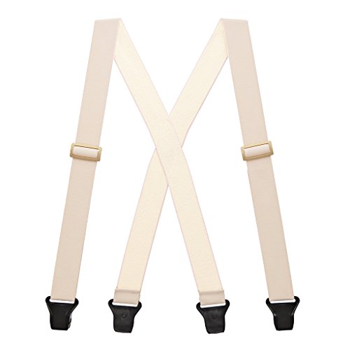 SuspenderStore Men's Undergarment Suspenders - BEIGE - Airport Friendly SuspenderStore Men's Undergarment Suspenders - BEIGE - Airport Friendly