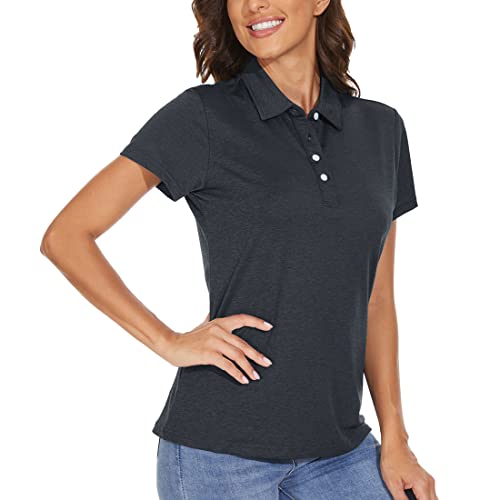 Poloshirt Damen von KEFITEVD – Kurzarm Funktionsshirt für Sport