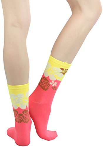 Image of ToBeInStyle Women's Pack of 6 or 12 Fashion Printed Crew Socks