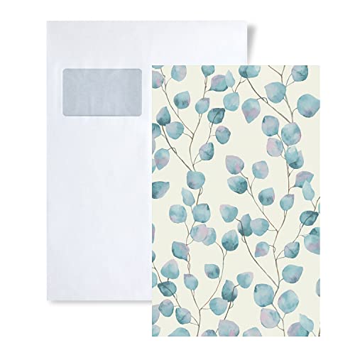 1 ÉCHANTILLON S-370444-GU Profhome Papier peint floral nature | ÉCHANTILLON de Papier peint au format A4 Cover