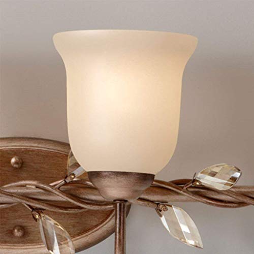 Lámpara de cristal retro ideal para crear ambiente acogedor en el restaurante y hogar