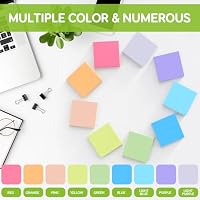 BukSuk Stick Notes 3x3, Bright Color Stick Notes, 36 Pads, Super Sticky & Recyclable, for Home, Office, School — image 2