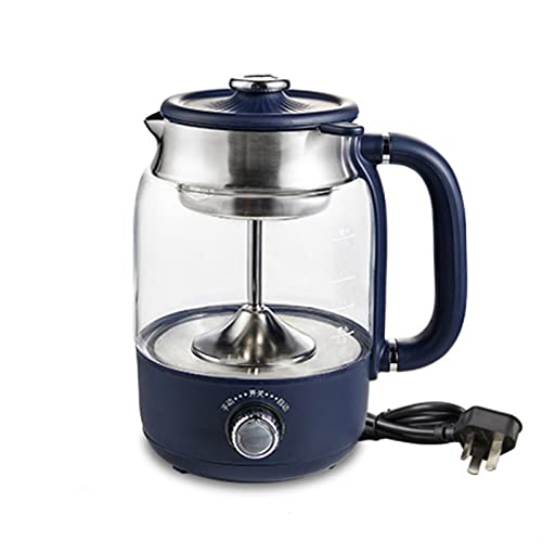 Imagen de Hervidor de Agua 1L Hervidor eléctrico Coffee Tea Maker Negro PU 'ER Fabricante de vidrio Spray de vapor automático Tetera de la tetera de la tetera Hervidor de Agua Eléctrico