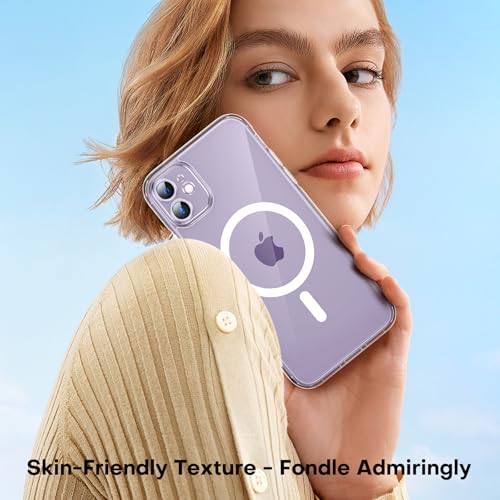 TOCOL Magnetic for iPhone 11 Case Clear, Upgraded Full Camera Protection, Fit for MagSafe, Rugged Phone Case for iPhone 11 6.1 Inch, Anti-Yellowing, Drop Protection, Clear by TOCOL - Image 7