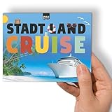 Stadt Land Fluss Kreuzfahrt Geschenk Cruise MINI Lustiges Familienspiel Quiz Urlaub Familienspiel Reise Der Spielblock A6 mit 12 Kreuzfahrt-Kategorien als Geschenkidee für die Kreuzfahrt | 50 Blatt