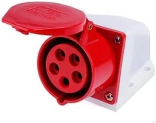 16A 工業用プラグとソケット防水コネクタ 3PIN 4PIN 5PIN IP44 防水電気接続壁ソケット(NM-115 5P)