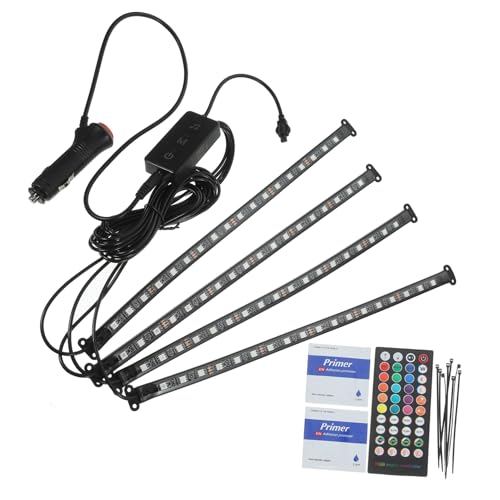 Zerodeko Tira De Luces LED para Iluminación Interior para Decoración del Vehículo Leds Kit De Luz