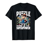 Puzzle Solving Is My Superpower Funny Jigsaw Nerd