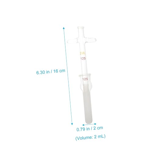 Homogeneizador de tejidos de vidrio PartyKindom 2ml resistente miniatura 2