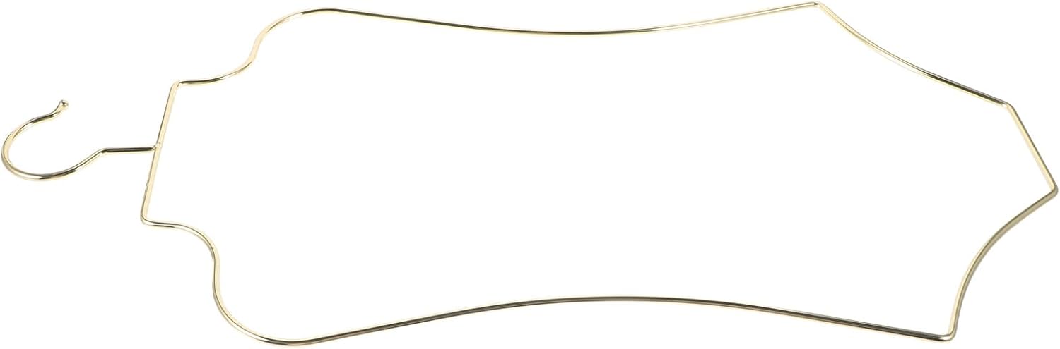 DOITOOL Metal Clothes Hanger for Clothes Closet Gold Hanger with Strong Bearing Capacity Anti-Skid Design Space-Saving for Hanging Skirts Coats and Pants