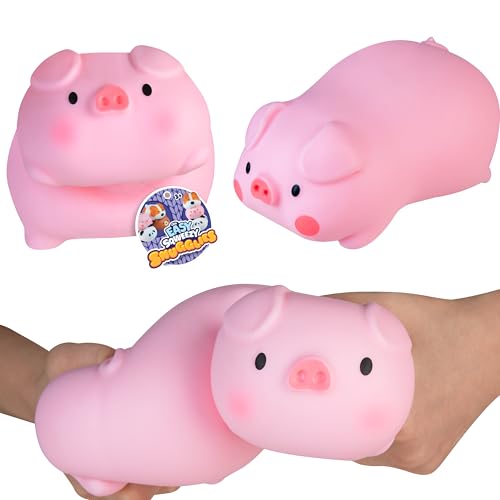 Jumbo Squishy Pig - Stretch, Squeeze, Snuggle.