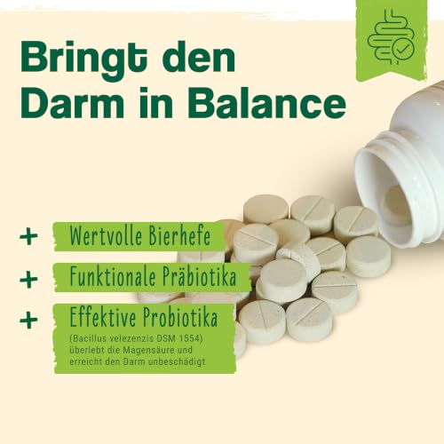 Ida Plus Darmbiotic – Probiotika zur Darmsanierung für den Hund - Darmflora aufbauen nach Durchfall - gesunde aktive Darmbakterien – Immunsystem – Regulierung Verdauung – 120 Tabletten