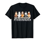 pferd t shirt 134 Witziges Geschenk für Mädchen und Damen mit Sinn für Humor. Geschenkidee zum Geburtstag oder zu Weihnachten. Drolliges Design für Pferdebesitzer, Pferdfe Freunde, Reiter und Reitsport Liebhaber. Ideal als Outfit für den Pferdestall oder zum Reiten.