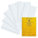 [Transparent und Glasklar]- Mit dieser transparenten Schutzhülle können Sie den Text auf dem Impfpass gut erkennen und sofort um welches Dokument es sich handelt finden .