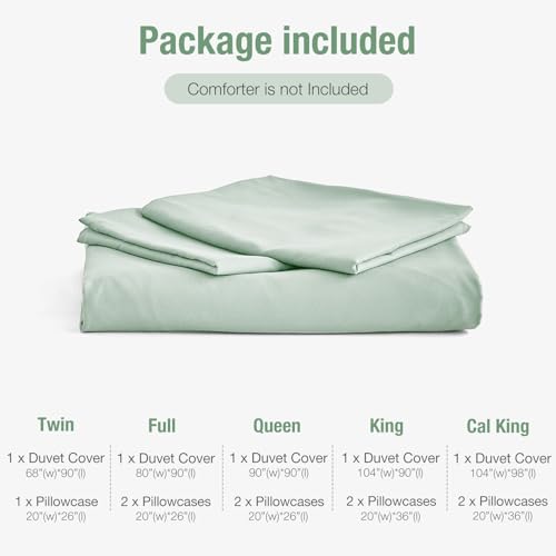 Tokokimo Solid Duvet Cover King, 3 Pieces Ultra-Soft Microfiber Bedding Set with Hidden Zipper & 4 Corner Ties, Wrinkle Resistant & Breathable Comforter Cover, Green by Tokokimo - Image 7