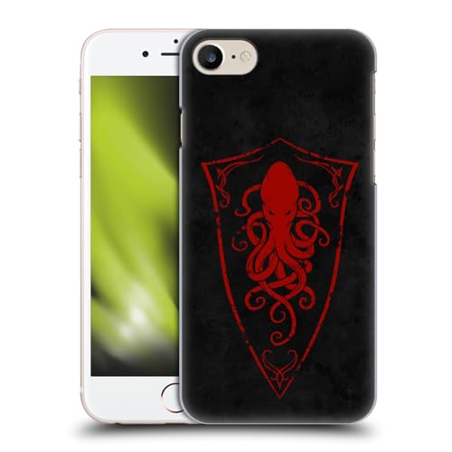 Head Case Designs Licenza Ufficiale Christos Karapanos Logo Octopus Shield Arte Chiave Custodia Cover Dura per Parte Posteriore Compatibile con Apple iPhone 7/8 / SE 2020 & 2022