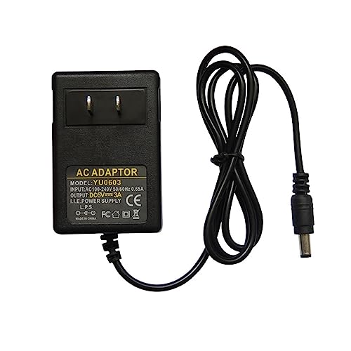Fuente de alimentación de CC de 6V3000mA tipo de pared cargador transformador 6V3A