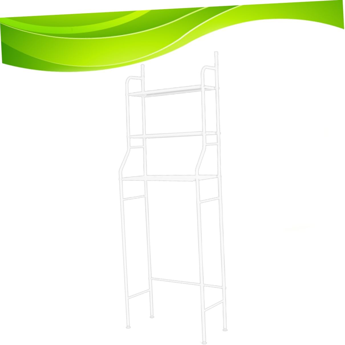 Mikinona Toilet Storage Shelves Toilet Organizer Bathroom Storage Rack Rack for Kitchen Easy to Assemble Sturdy