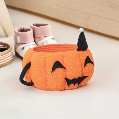 Panier à jouets citrouille : rangez les petits objets de Halloween facilement