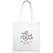 Produktbild Jutebeutel mit Namen Steffi - Motiv All You Need is Love - Farbe weiß - Stoffbeutel, Jutesack, Hipster, Beutel