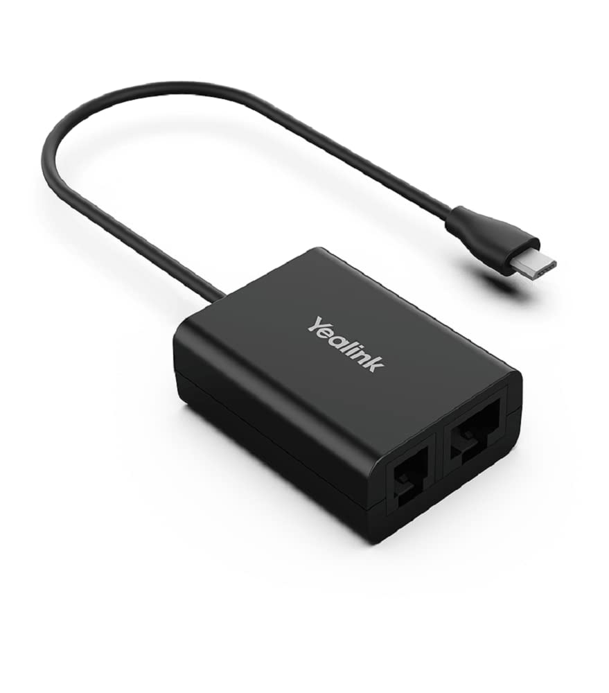 Yealink Men's Black Adaptor Wh62/Wh63
