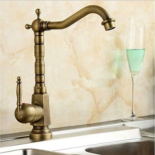 Robinet en laiton antique mitigeur luxe haut de gamme retro pour lavabo