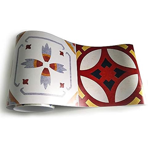 Tile Stickers, 0.2m X 5m for Living Room, Kitchen, Bathroom Waterproof Home Decoration Wall Stickers workid-AQW07 Cover