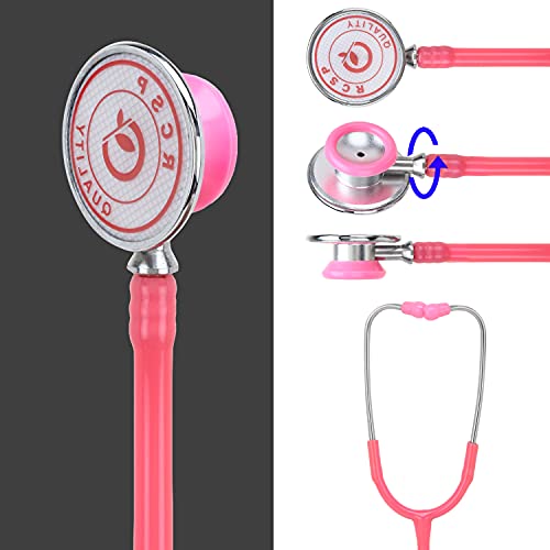 Image of RCSP Stethoscope for Doctors Micro Plus Students Medical Professional Version Pink