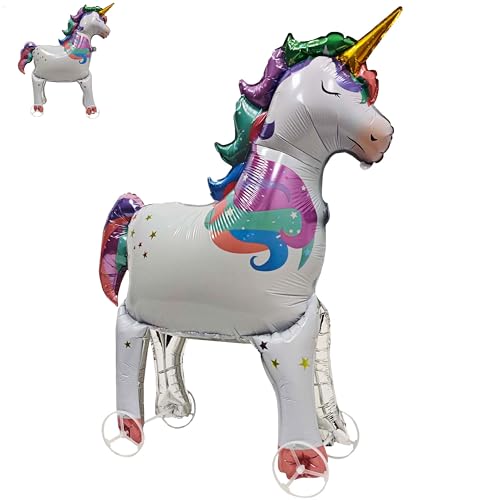 Walking Unicorn Balloon Standing Unicorn Animal Foil Balloon