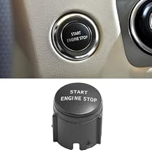 TTCR-II Compatible with 2010-2013 Range Rover Sport Push Start Stop Button Cap, for 2010-2016 Discovery LR4 Start Stop Engine Button Replacement, Replace LR014015