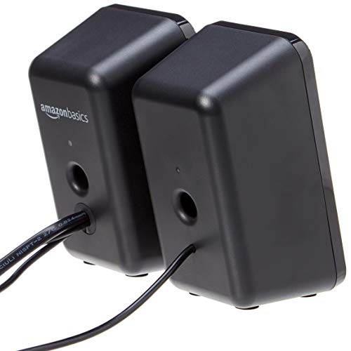 Amazon Basics Computer Speakers For Desktop Or Laptop Pc | Ac-Powered (Us Version), Black #TOP2