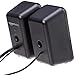 Amazon Basics Computer Speakers for Desktop or Laptop PC, AC-Powered (US Version), Black