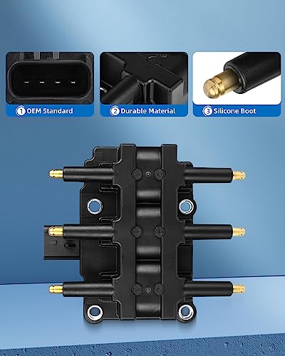 image for ECCPP Ignition Coils Pack for Chrysler for Dodge for Jeep Town & Count