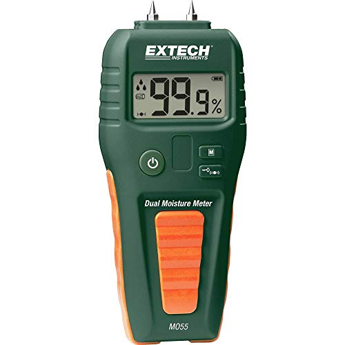 Extech MO55 Combination Pin Pinless Moisture Meter...