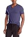 Kenneth Cole REACTION Men's Ss Stripe Henley, Blueberry, Medium