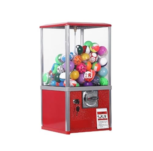 VGVGV 25.2 in Gumball Dispenser Height Candy Machine Huge Load Capacity Vintage Style for Game Retail Stores Commercial Home Use Durability, Efficience