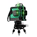 Produktbild Gereton 3D-grüner Laser-Level, 360 ° Laserlinie selbstnivellierender Laser-Leveler 360 - Rotierender selbstnivellierender Laser 12-Linien Green-Line-Laser Laser-Wasserwaage Tile-Leveling-Tool